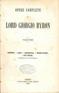 BYRON-Opere complete, trad. De' Virgili(2)